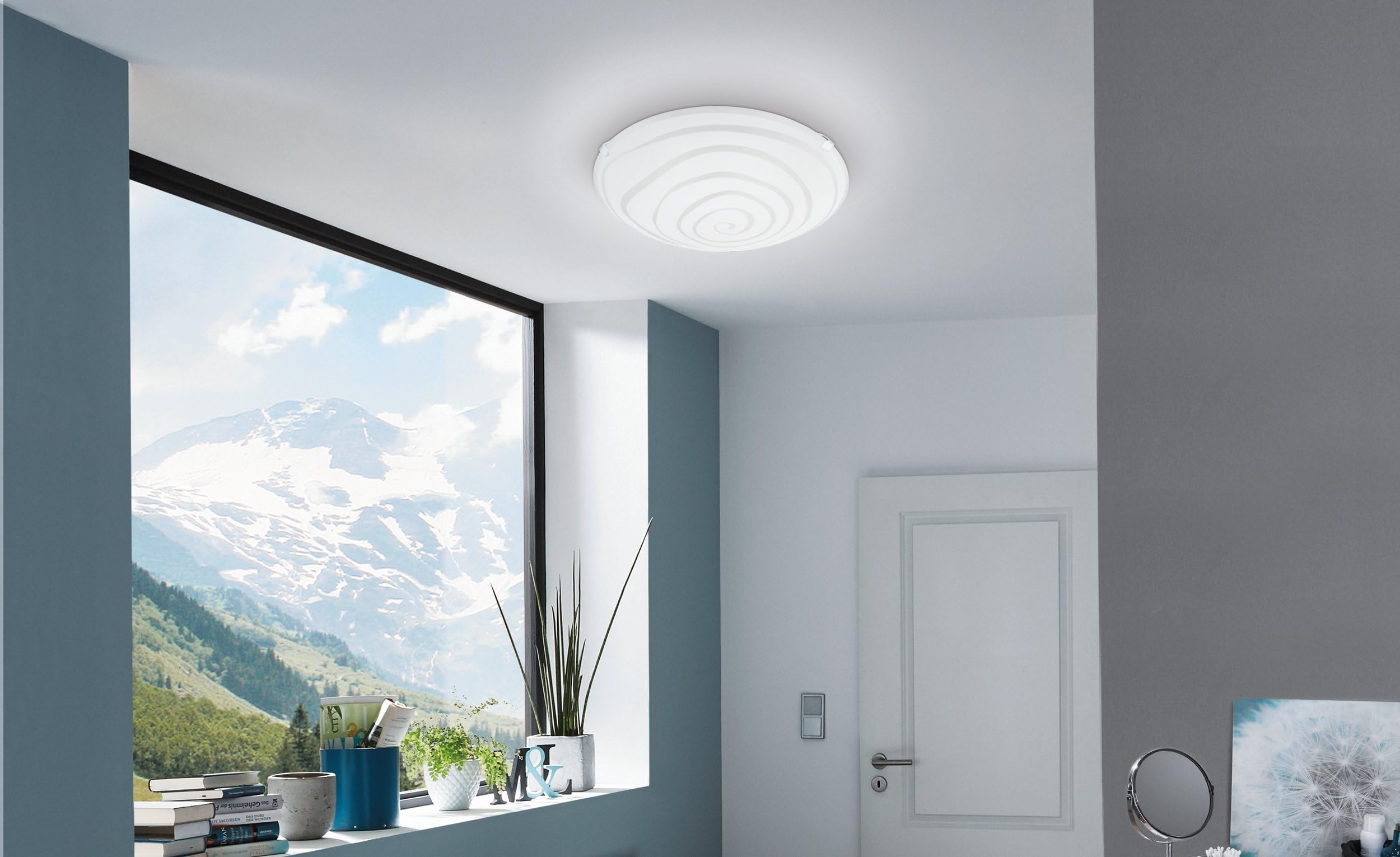 eglo-ceprano-deckenlampe-rund-24-5-cm-e27-aufbaulampe-wei image 2