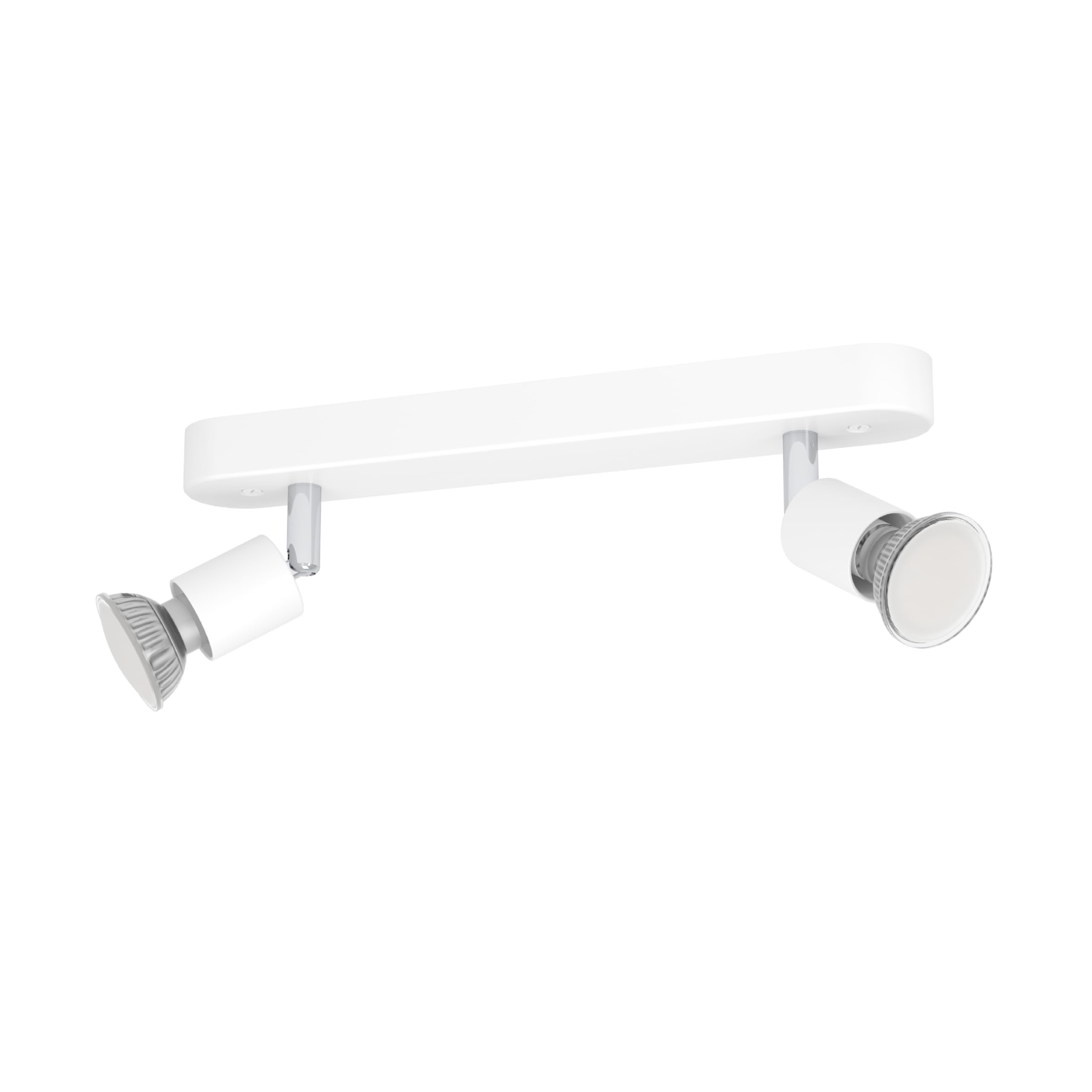eglo-stecci-e-deckenlampe-2-flammig-spotbalken-wei-30-cm-gu10 image 1