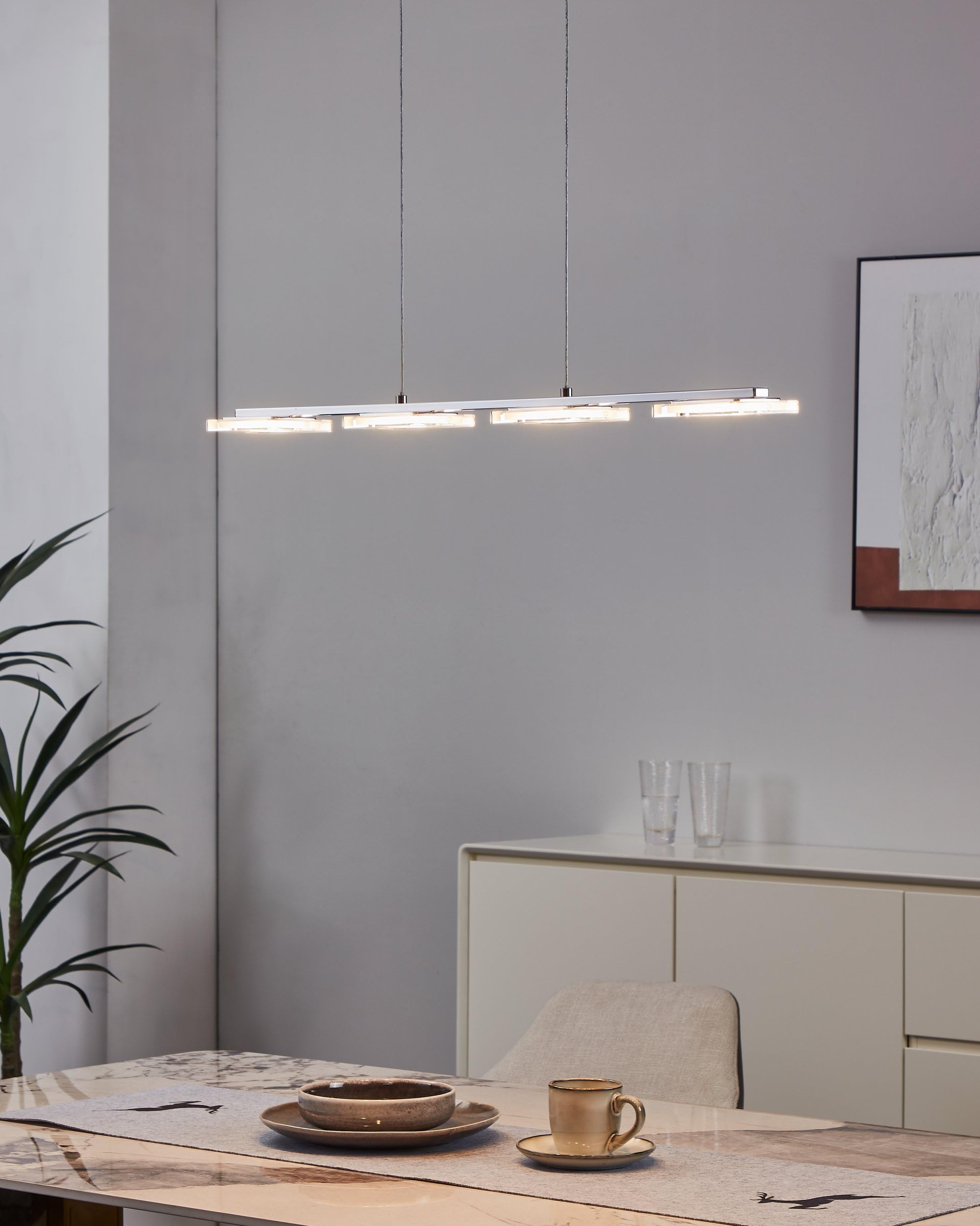 eglo-led-pendelleuchte-cartama-4-flammig-chrom-wei-warmwei image 3