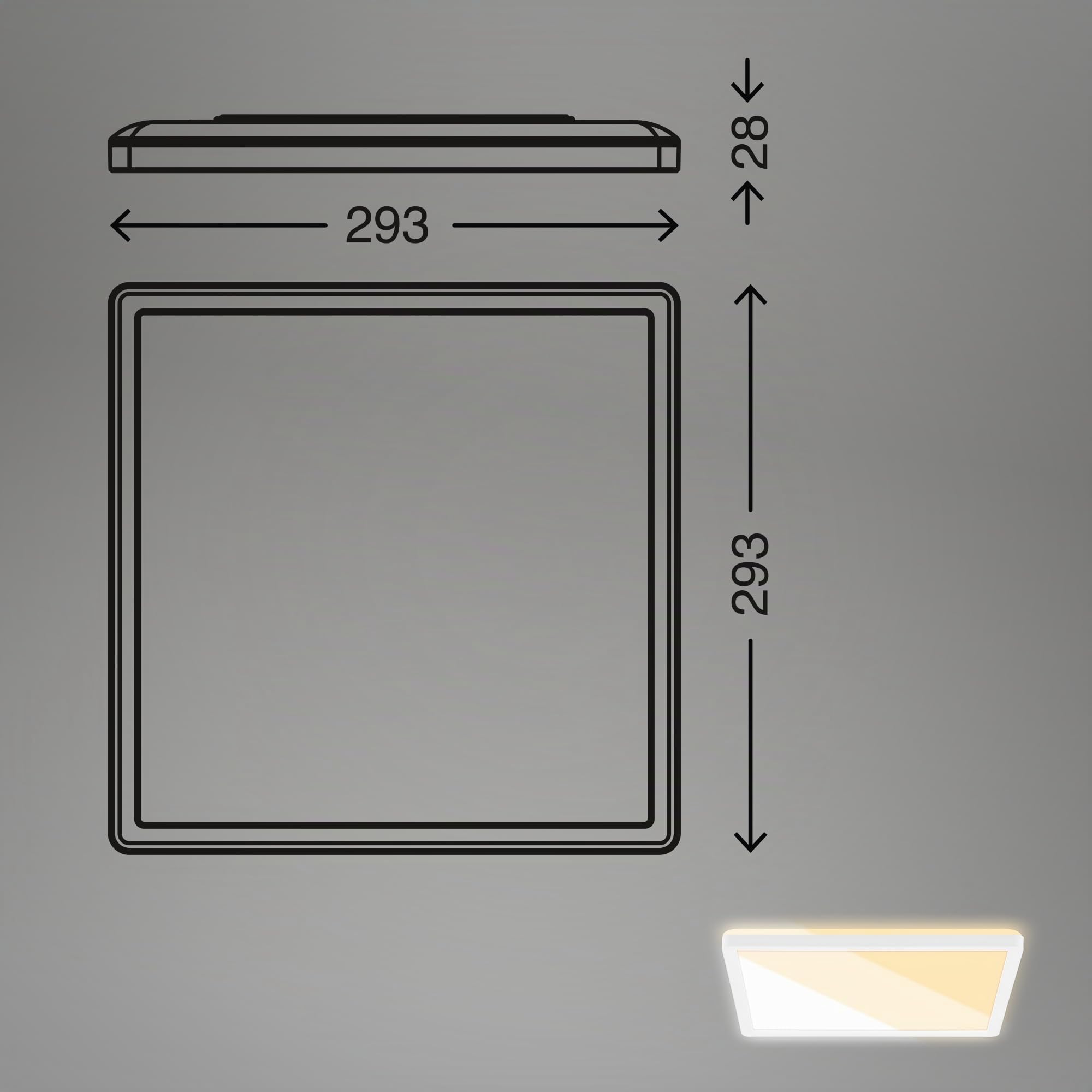 briloner-led-deckenlampe-flach-29-3-cm-mit-backlight-und-2000k-4000k-farbwahl image 6