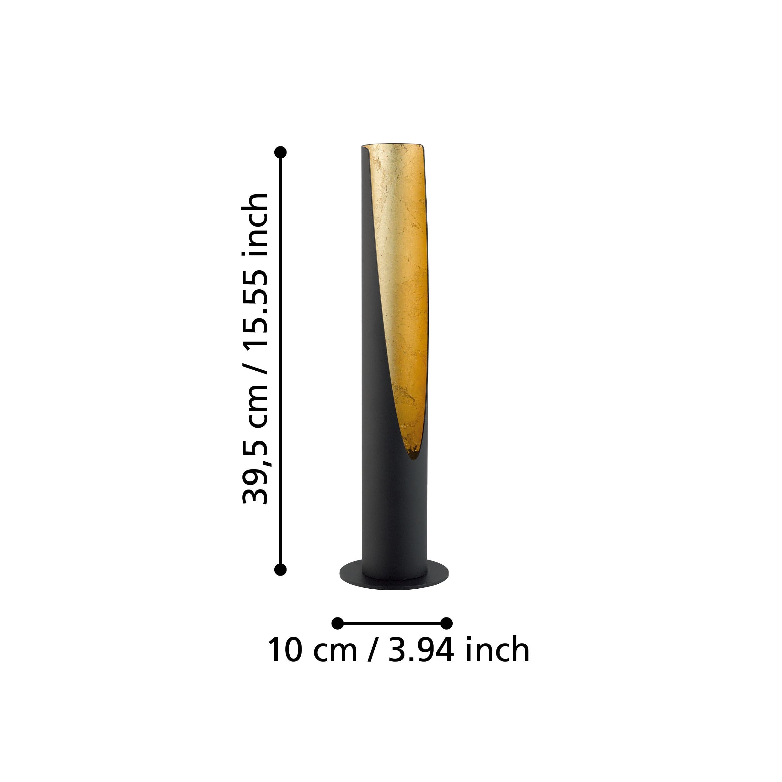 eglo-barbotto-tischlampe-schwarz-gold-stablampe-gu10-inkl-leuchtmittel-39-5-cm image 7