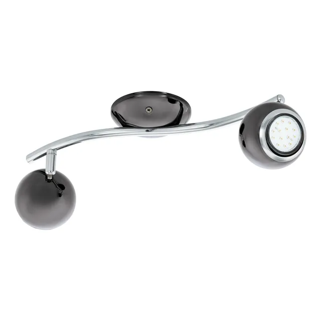 eglo-bimeda-2-flammige-led-deckenleuchte-deckenstrahler-nickel-nero-chrom-gu10-i image 1