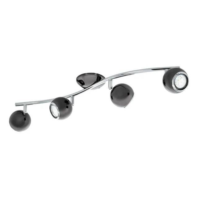 eglo-bimeda-led-deckenlampe-4-flammig-nickel-nero-spots-gu10-warmwei image 1