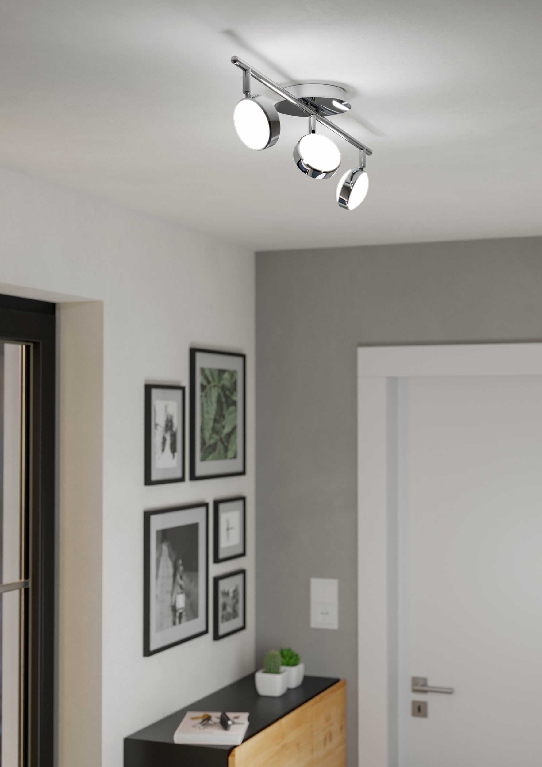 eglo-salto-led-deckenleuchte-3-flammig-schwenkbar-chrom image 3