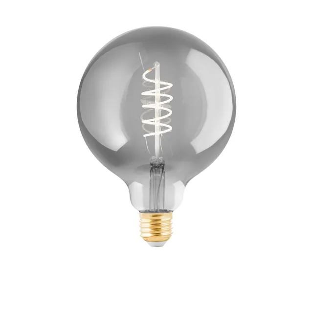 eglo-e27-led-lampe-vintage-dimmbar-rauchglas-spiral-filament-gro image 1