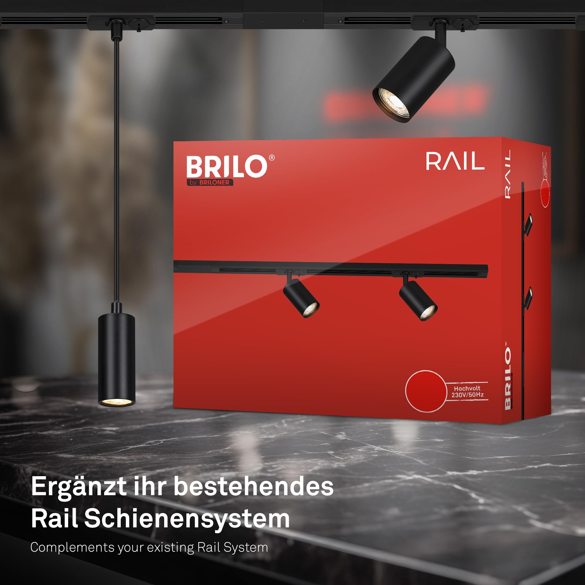 briloner-rail-schienensystem-einspeisung-mitte-20-cm-zubeh-r-schwarz image 2