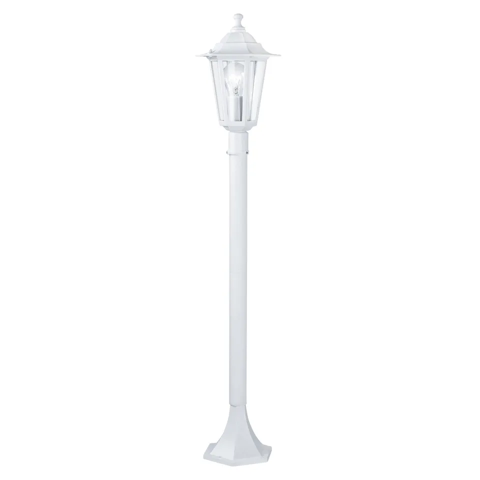 eglo-au-en-stehlampe-laterna-5-e27-ip44-garten-standleuchte-aluguss-wei-100cm image 1