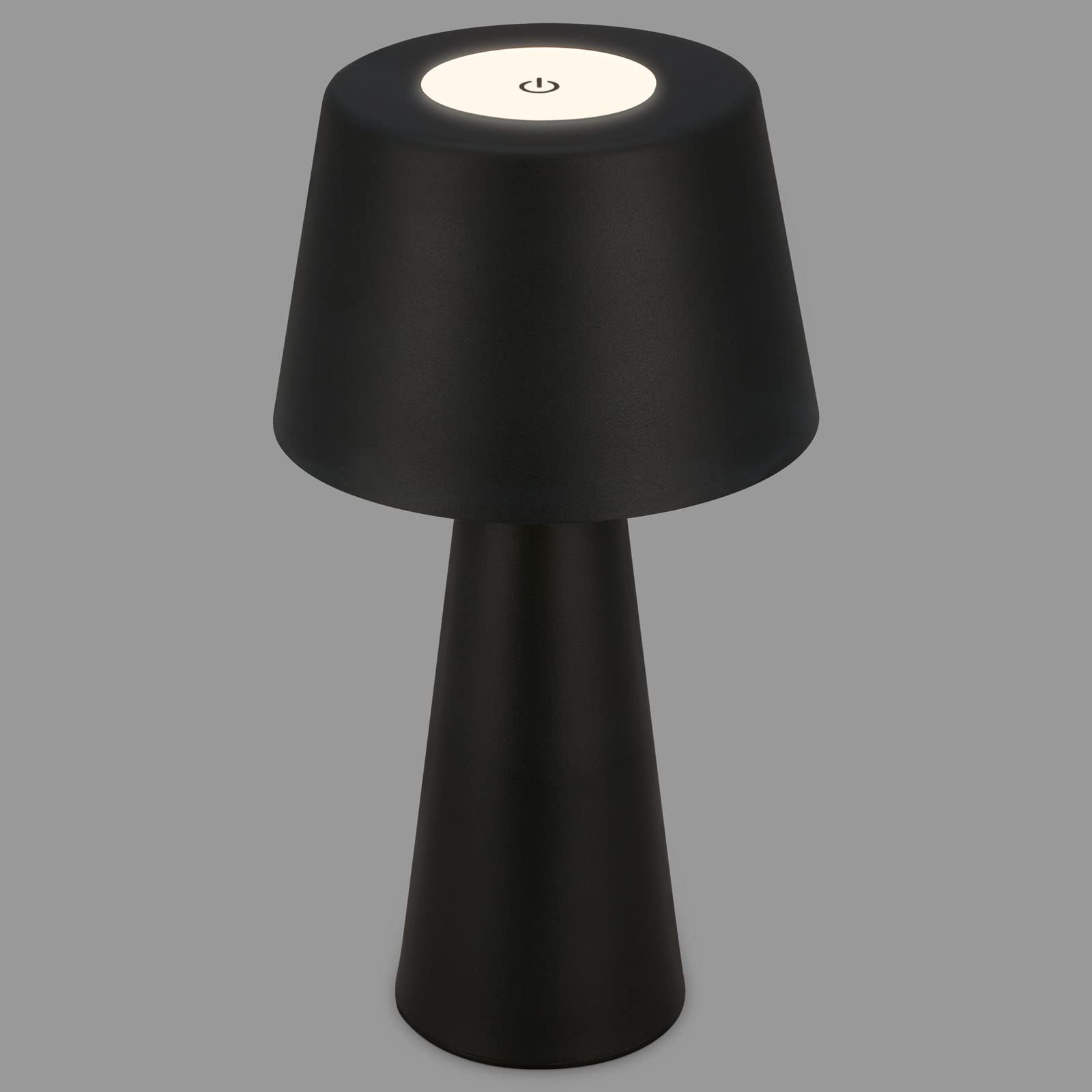 briloner-led-akku-tischleuchte-kabellos-schwarz-ip44 image 1