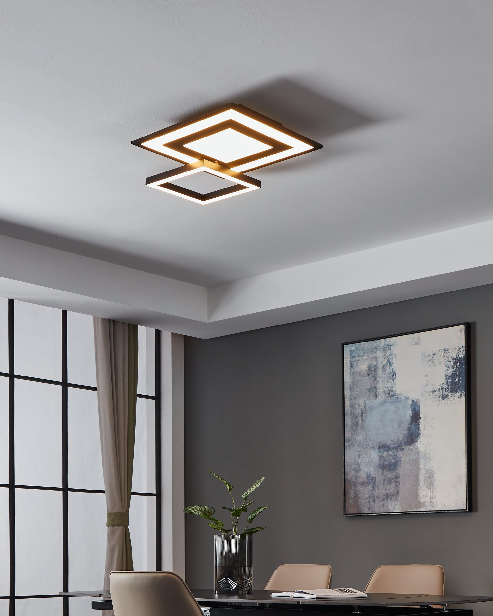 eglo-savatarila-z-connect-z-smart-led-panel-45-cm-schwarz-zigbee image 2
