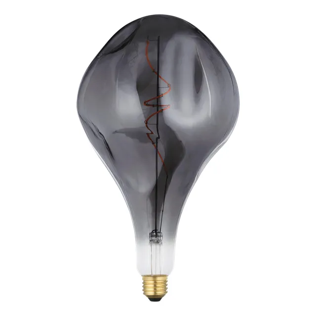 eglo-big-size-e27-spiral-led-retro-gl-hbirne-dimmbar-4w-1800k-l-28-cm-rauchglas image 1