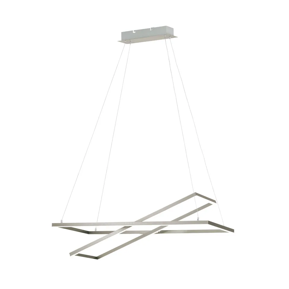 eglo-tamasera-led-pendelleuchte-2-flammig-dimmbar-schwenkbar-nickel-matt image 1