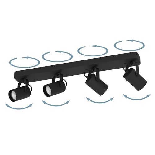 eglo-sorego-led-deckenleuchte-schwarz-4-schwenkbare-spots-gu10-warmwei-inkl image 8