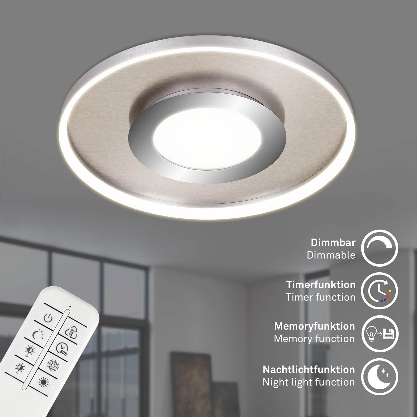 briloner-led-deckenlampe-mit-fernbedienung-49-5-cm-matt-nickel image 3