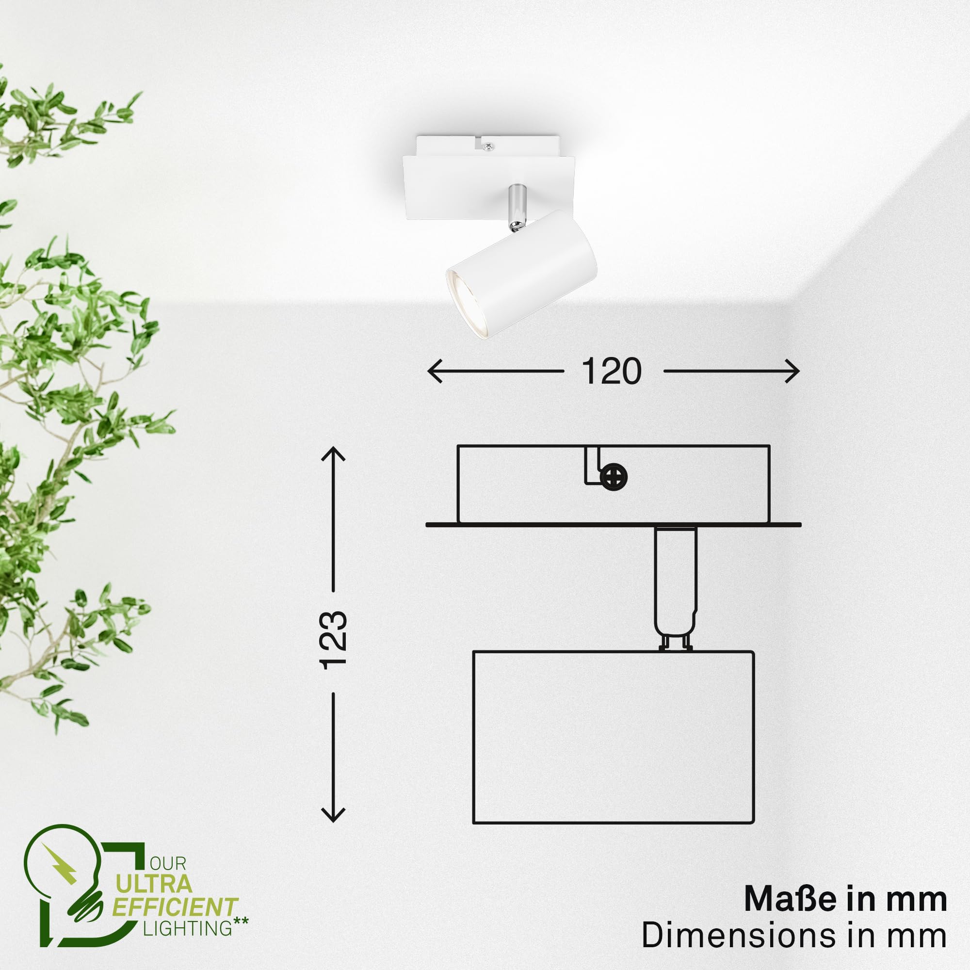 briloner-led-wandleuchte-schwenkbar-wei-eek-a-3000k image 2