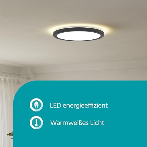 eglo-testara-e-led-deckenleuchte-rund-schwarz-21-cm-warmwei image 7