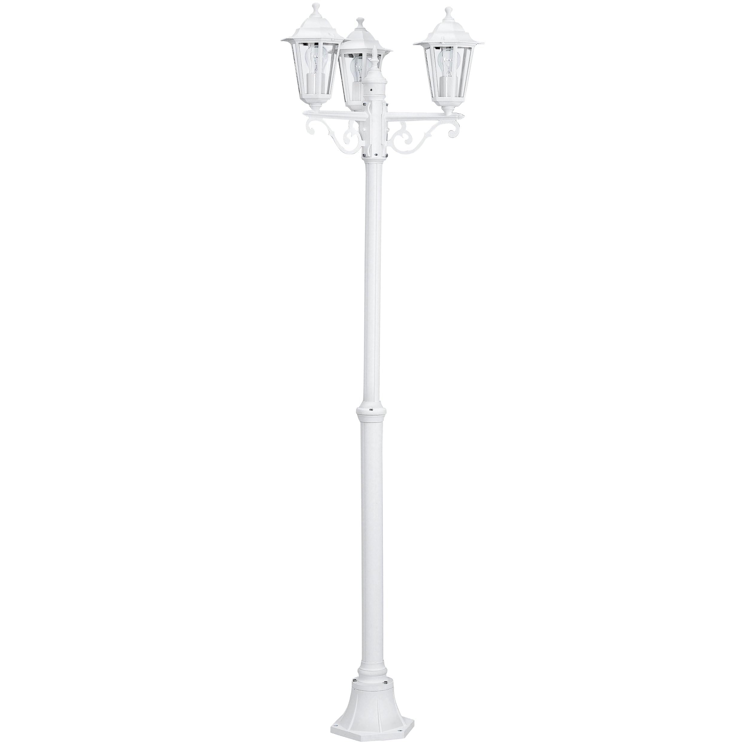 eglo-laterna-5-3-flammige-au-en-stehleuchte-192cm-wei-aluguss-e27-ip44 image 1
