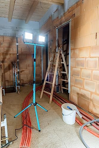 eglo-led-baustrahler-2-fach-mit-stativ-2x50w-9000lm-ip65 image 8