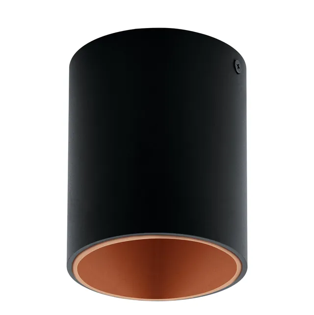 eglo-polasso-led-deckenleuchte-schwarz-kupfer-aluminium-10-cm image 1