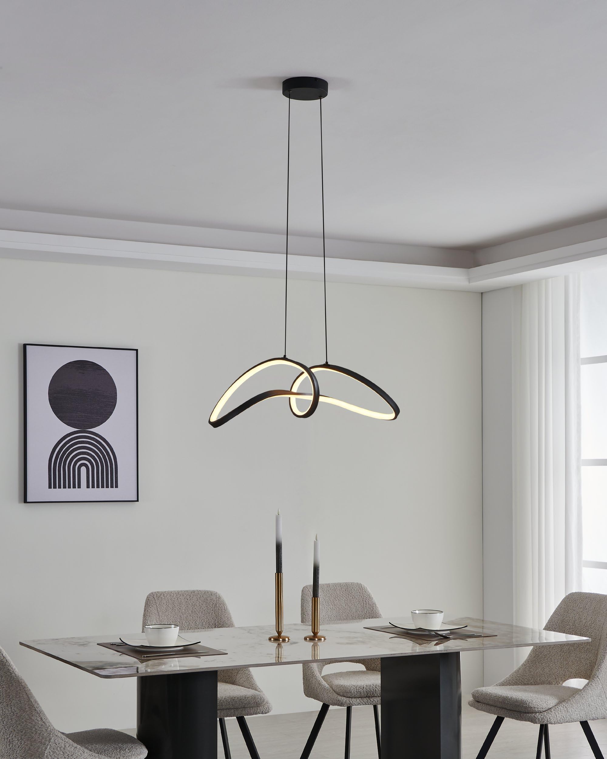 eglo-connect-z-calarossa-z-smart-led-pendelleuchte-rgb-zigbee-schwarz image 2