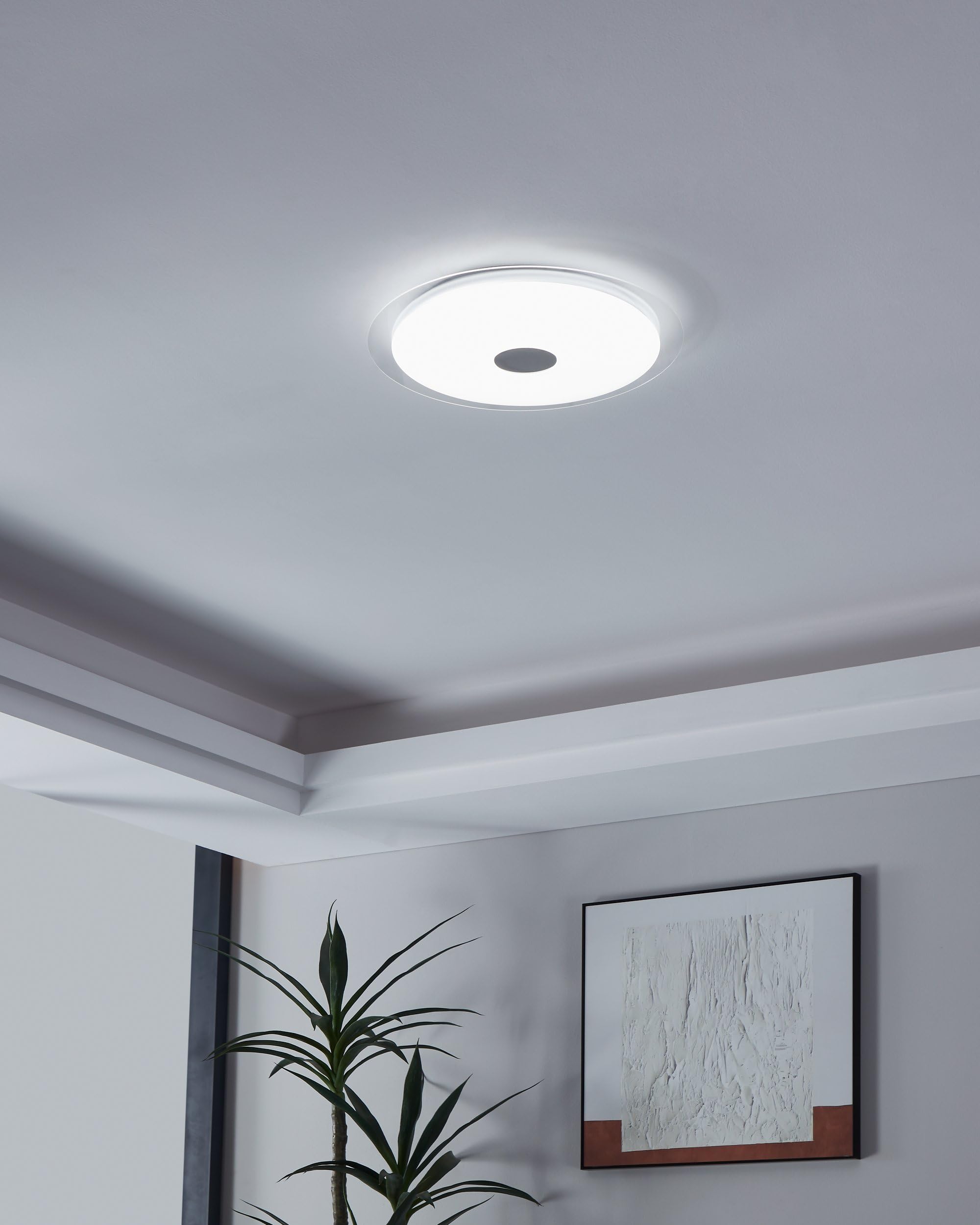 eglo-led-deckenleuchte-lanciano-1-40-cm-mit-fernbedienung-und-kristall-effekt image 3