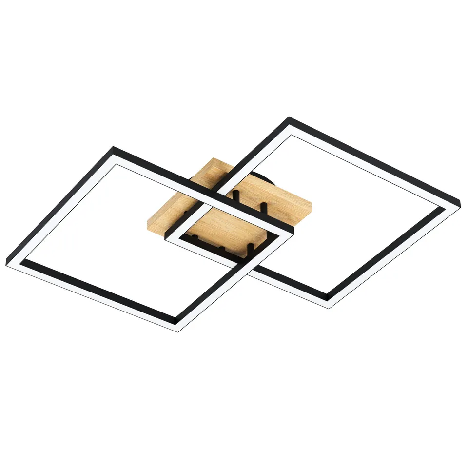eglo-connect-z-lomaltas-z-smart-led-deckenleuchte-eckig-77-cm-eiche-schwarz-4400 image 1