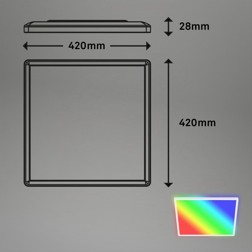 briloner-slim-led-panel-deckenleuchte-eckig-rgb-backlight-dimmbar-42x42-cm-wei image 8