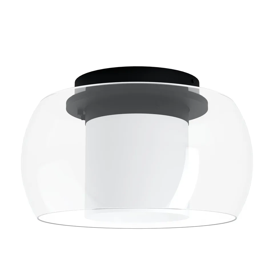 eglo-briaglia-c-led-smart-deckenleuchte-glas-kugel-40-cm-schwarz-dimmbar-rgb image 1