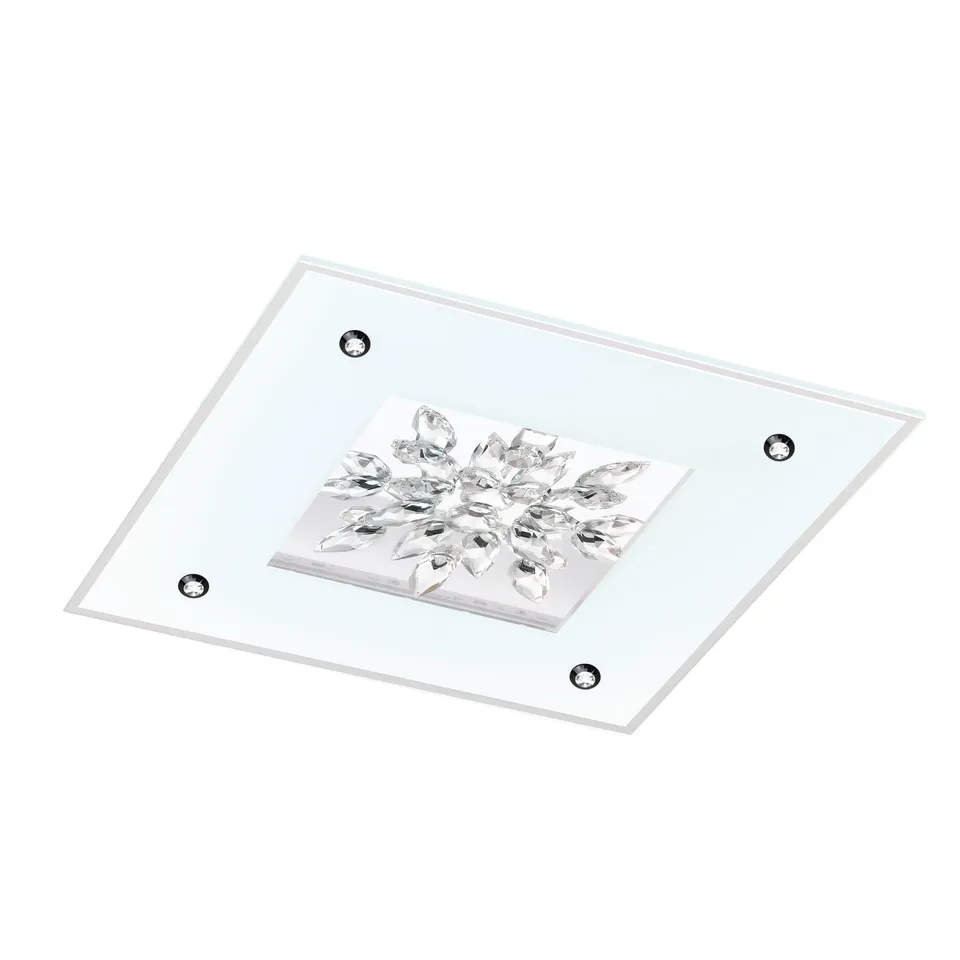 eglo-benalua-1-led-deckenleuchte-47-cm-dimmbar-wei-kristall image 1