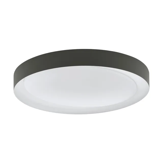 eglo-laurito-led-deckenleuchte-49-cm-mit-fernbedienung-grau-wei image 1