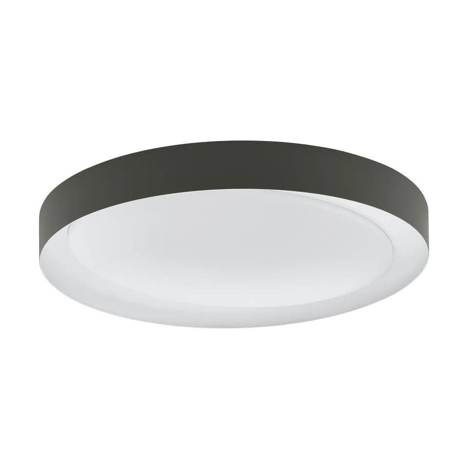 eglo-laurito-led-deckenleuchte-49-cm-mit-fernbedienung-grau-wei image 1
