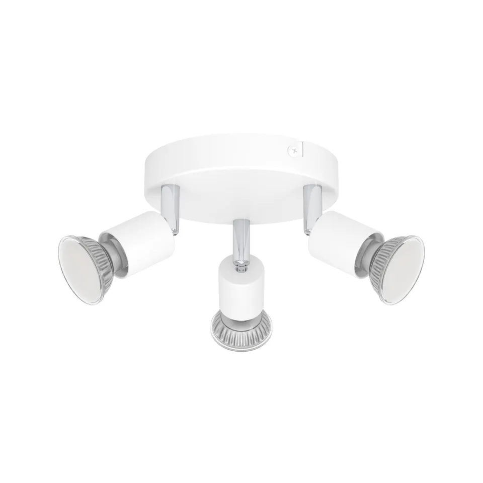 eglo-stecci-e-deckenlampe-3-flammig-spot-deckenstrahler-wei-gu10 image 1