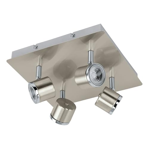 eglo-pierino-led-deckenlampe-4-flammig-nickel-matt-chrom image 4
