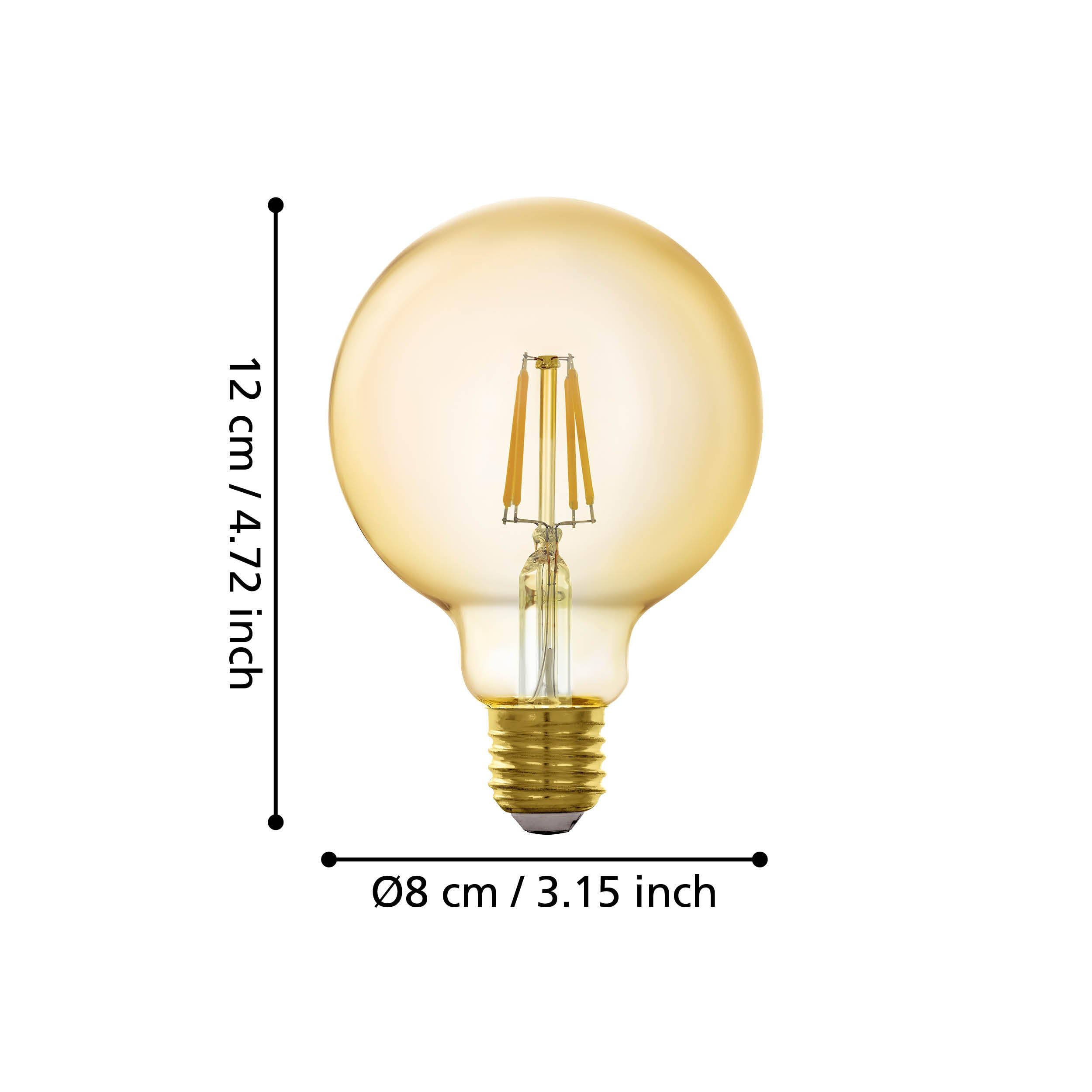 eglo-connect-z-smart-home-led-leuchtmittel-e27-g80-zigbee-vintage-amber image 2