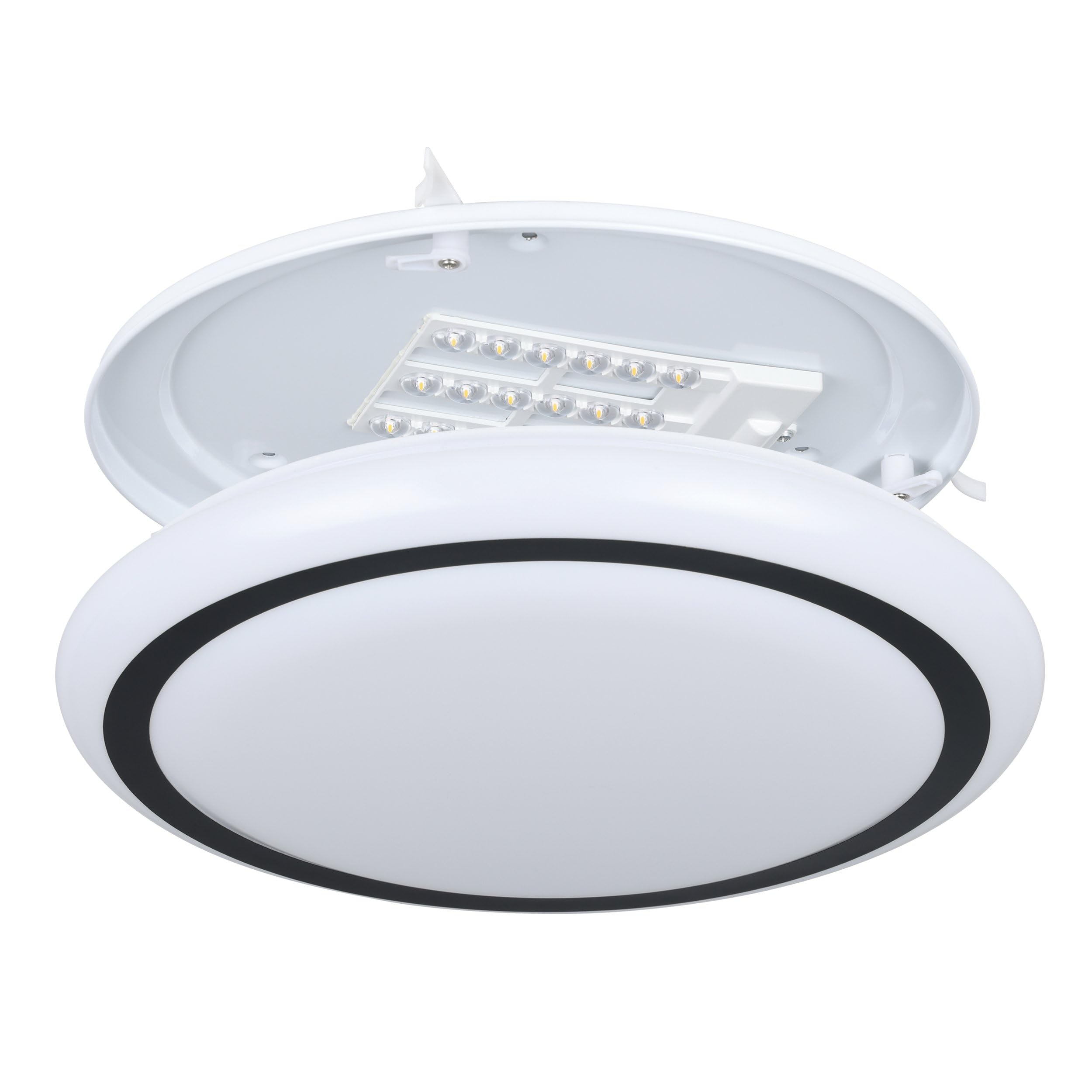 eglo-capasso-led-deckenleuchte-34-cm-wei-schwarz-warmwei image 5