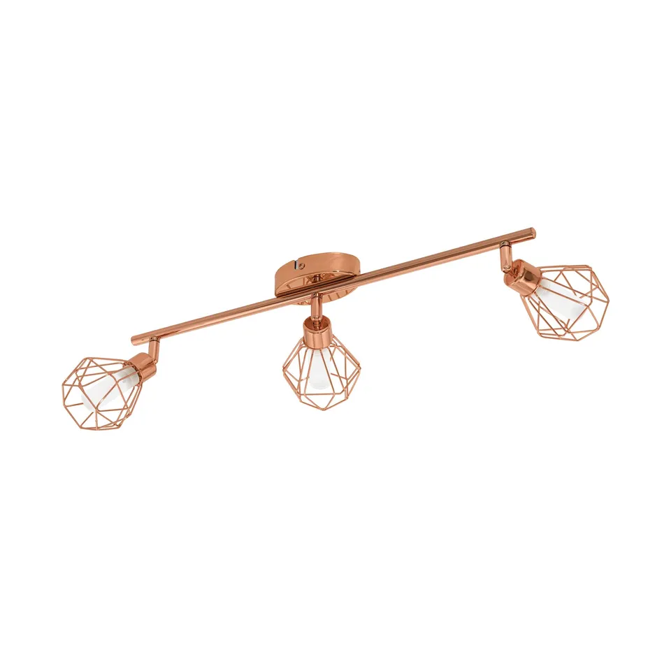 eglo-zapata-led-deckenstrahler-3-flammig-kupfer-wei-mit-g9 image 1