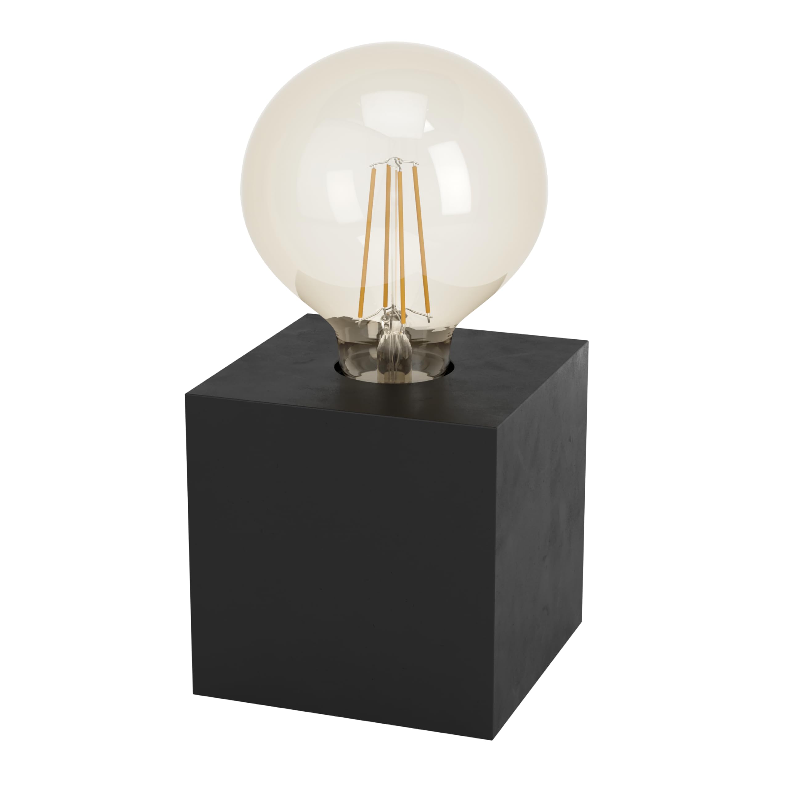 eglo-prestwick-2-tischlampe-w-rfel-e27-holz-schwarz-matt-9-5-cm image 1