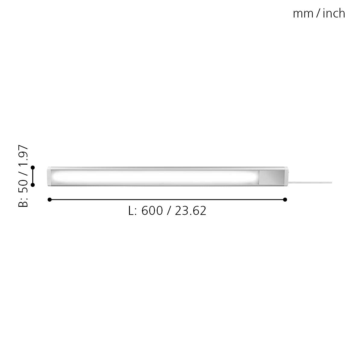eglo-repilado-led-unterbauleuchte-60-cm-wei-silber-4000k image 8