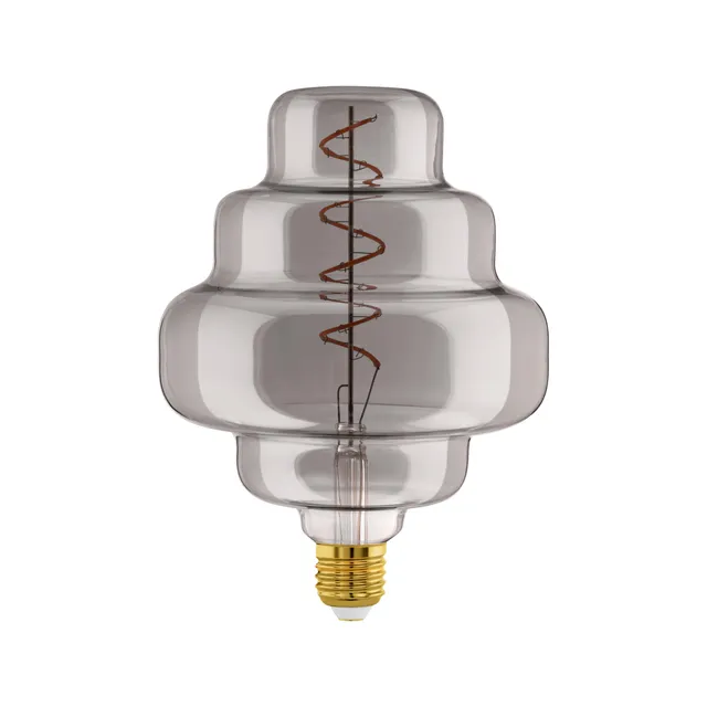 eglo-xxl-e27-spiral-led-retro-gl-hbirne-big-size-rauchglas-4w-2000k image 1