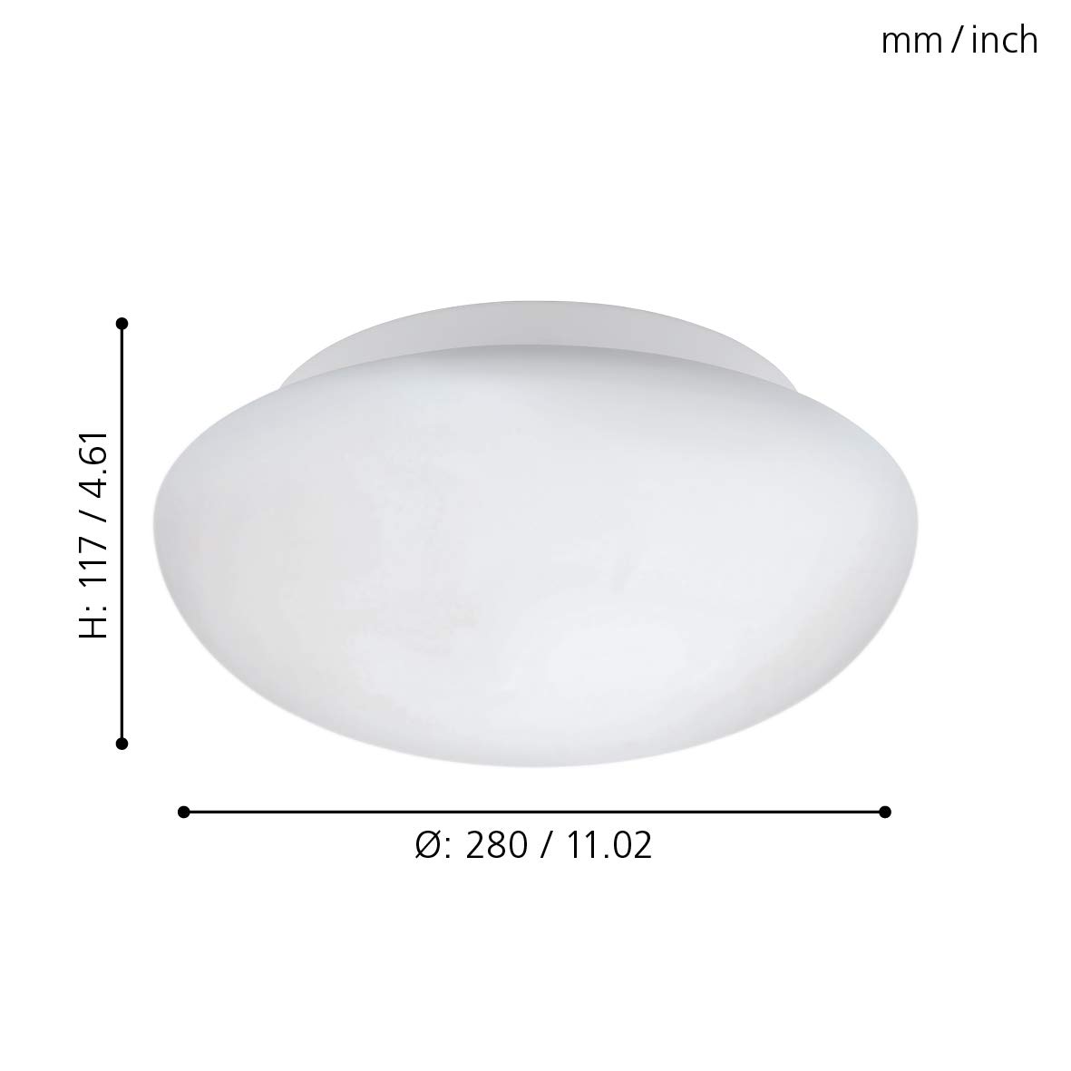 eglo-ella-deckenleuchte-28-cm-stahl-wei-glas-opal-matt-e27 image 6