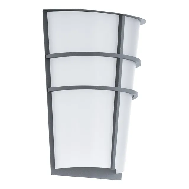 eglo-breganzo-led-au-en-wandlampe-2-flammig-silber-wei-ip44 image 1