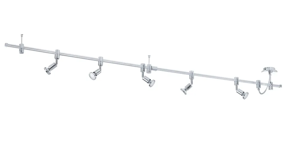eglo-vilanova-led-deckenstrahler-5-flammig-200-cm-chrom-inkl-gu10-warmwei image 1