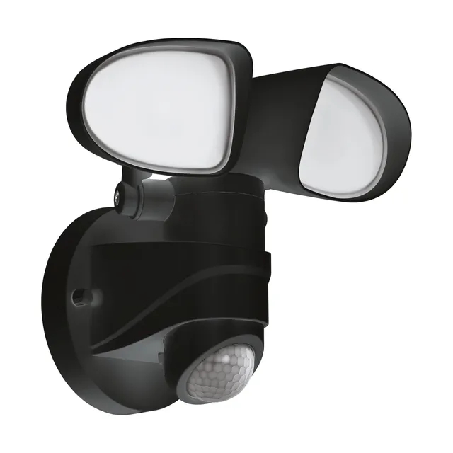 eglo-pagino-led-au-en-wandleuchte-2-flammig-mit-bewegungsmelder-schwarz-ip44 image 1