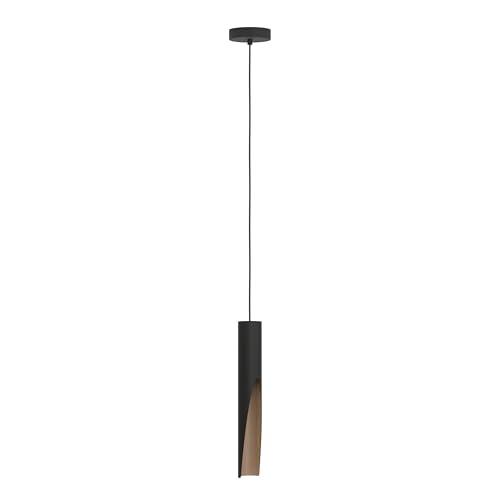 eglo-barbotto-led-pendelleuchte-schwarz-holzoptik-gu10-warmwei image 7
