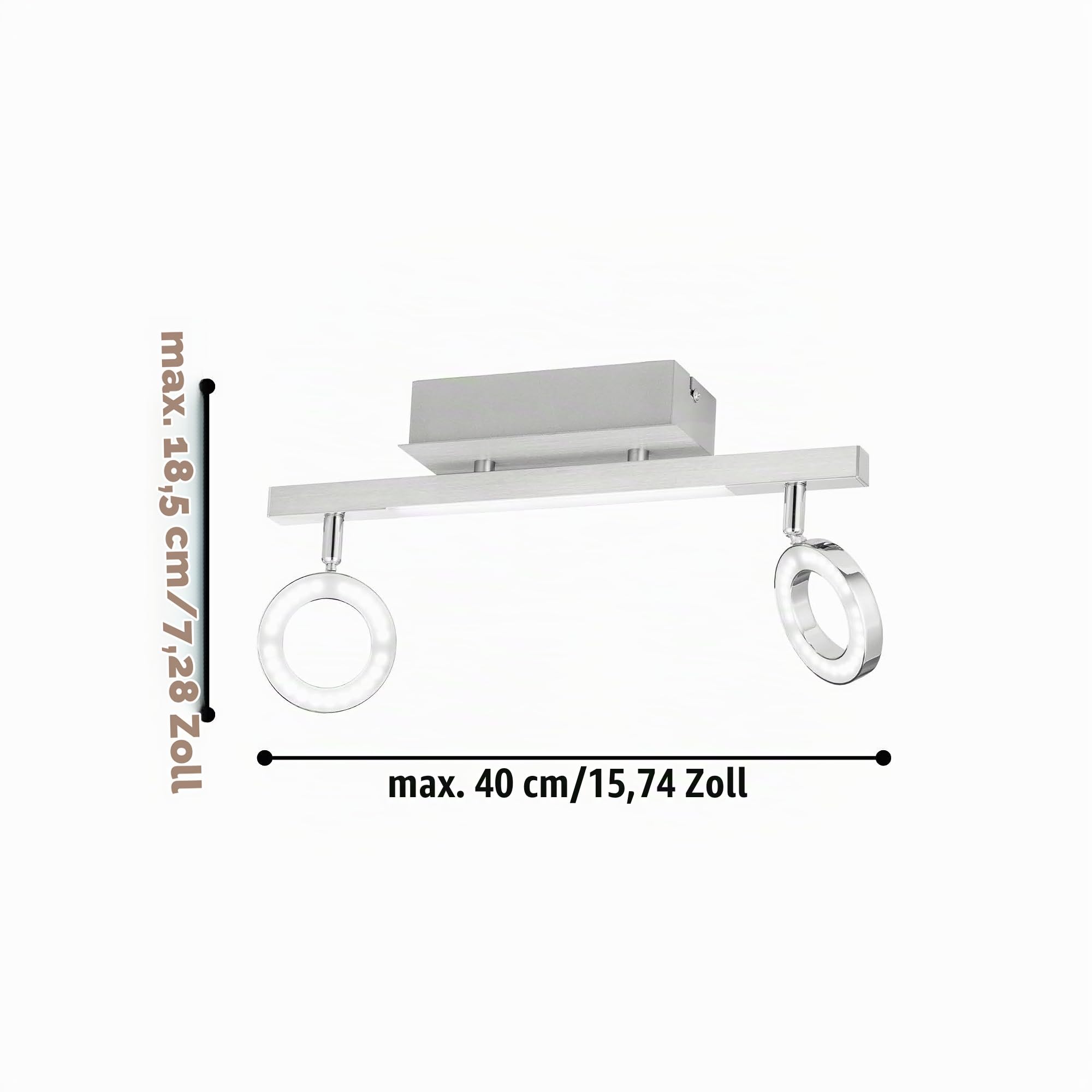 eglo-cardillo-led-deckenstrahler-2-flammig-chrom-39cm-10w-760-lumen image 5