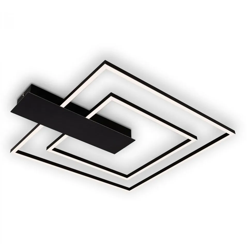 briloner-led-deckenleuchte-eckig-schwarz-570x480mm-dimmbar-25w-3000lm-warmwei image 1