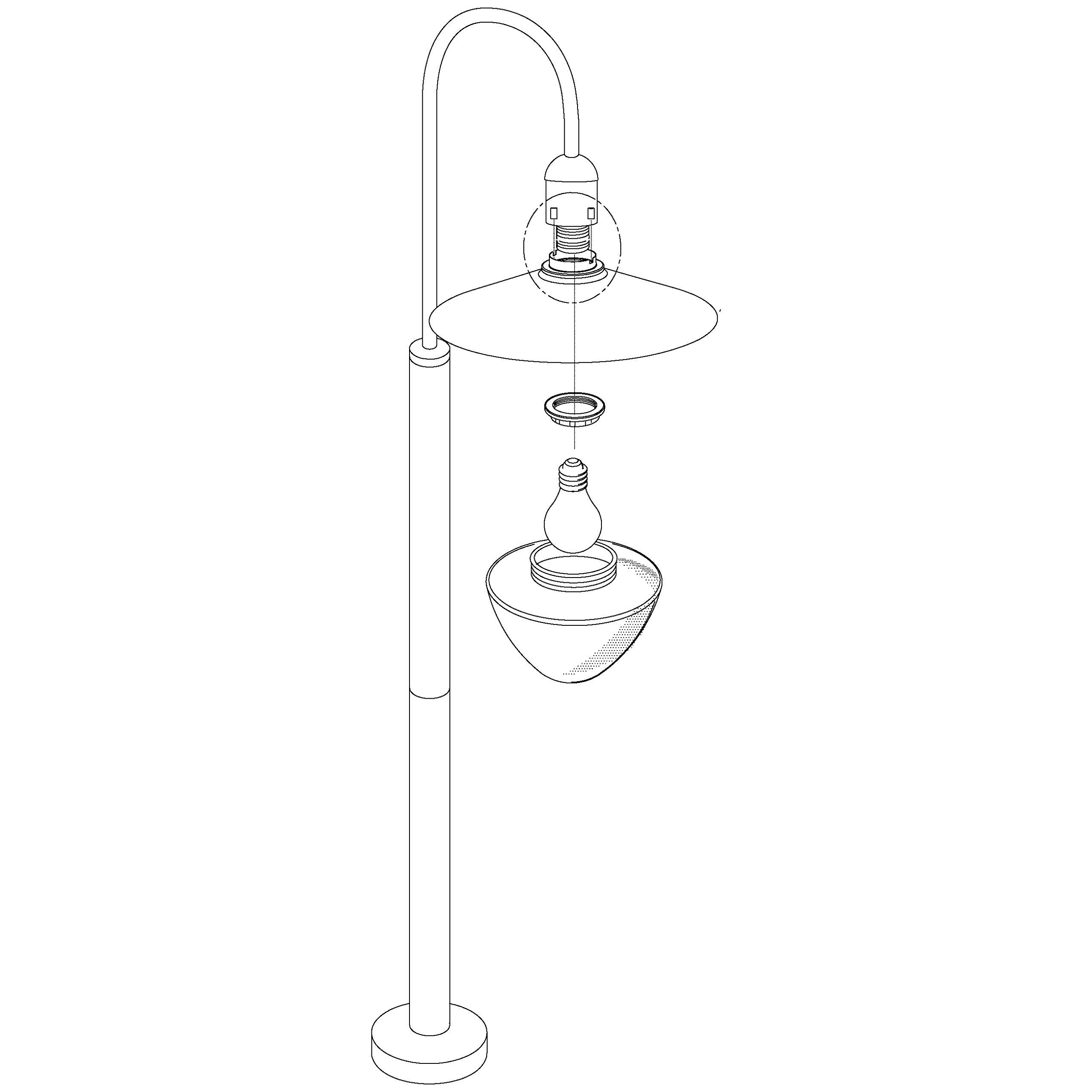 eglo-sirmione-au-en-stehlampe-e27-h-120-cm-schwarz-gold-ip44 image 6