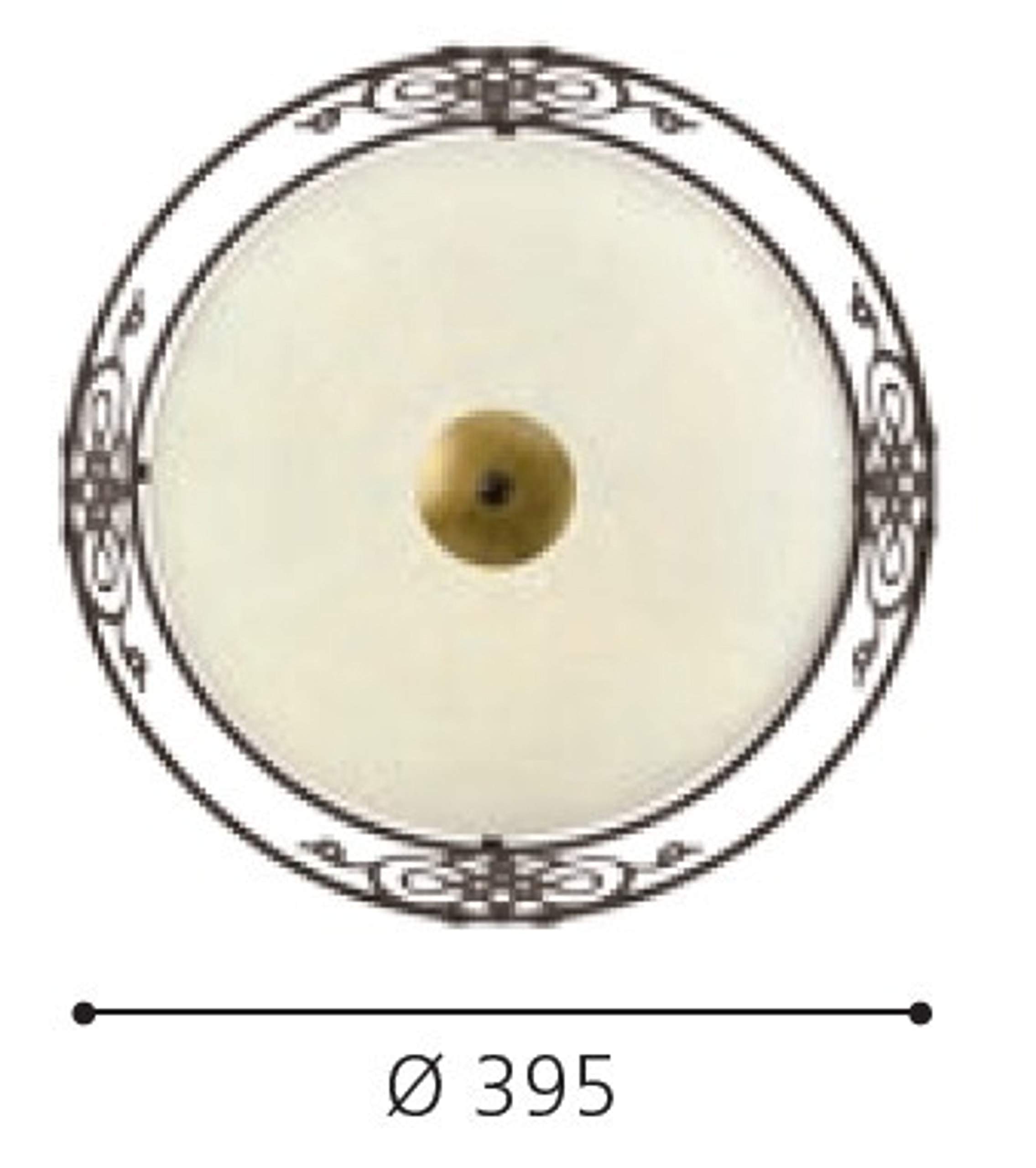 eglo-mestre-vintage-deckenleuchte-39-5-cm-e27-rostbraun-gold-beige image 2