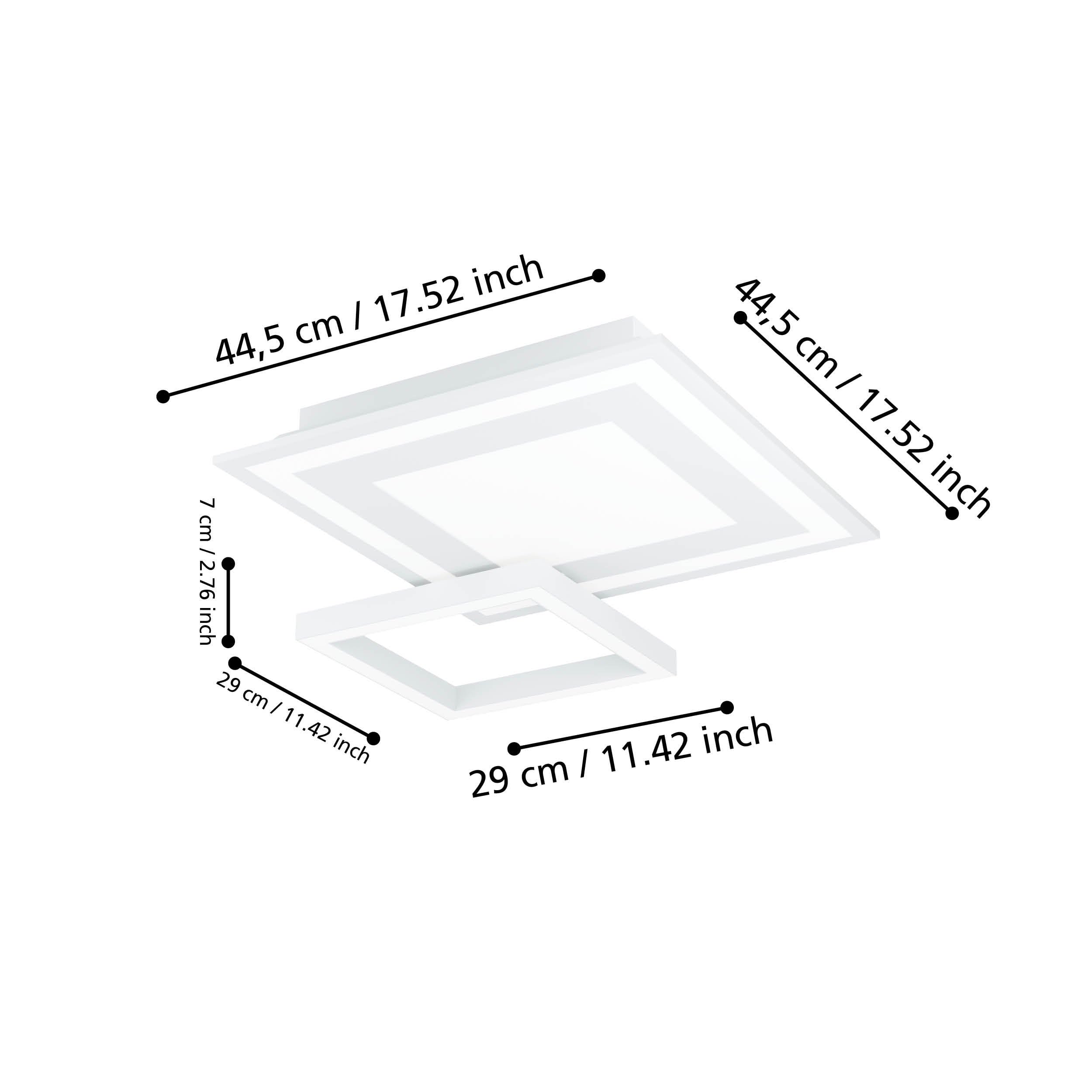 eglo-savatarila-z-connect-z-smart-led-panel-deckenleuchte-wei-45-cm-zigbee-bluet image 7