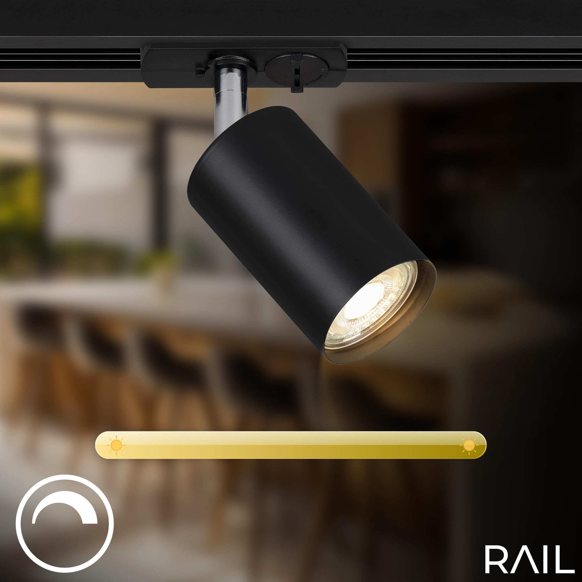 briloner-schienensystem-rail-spotlight-gu10-schwenkbar-schwarz image 8