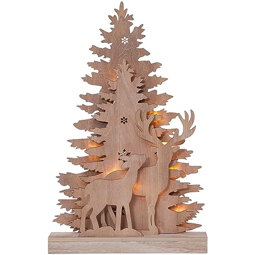 eglo-weihnachts-silhouette-led-weihnachtsdeko-holz-wald-44-cm image 4